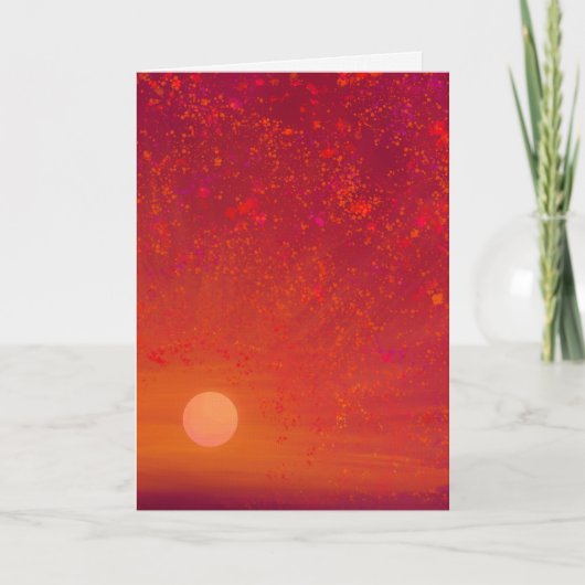 Sunset Soul Greeting Card カード (正面)