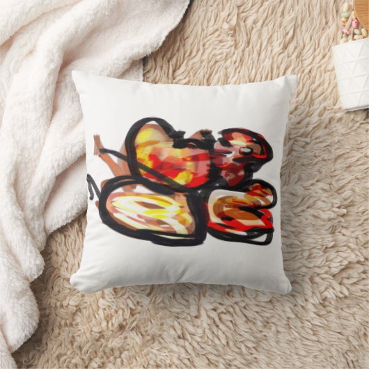 Sunset squirrel Autumn joy クッション (ブランケット)