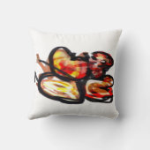 Sunset squirrel Autumn joy クッション (裏面)