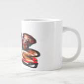 Sunset squirrel Autumn joy ジャンボコーヒーマグカップ (右)