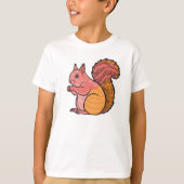 Sunset Squirrel  Tシャツ (正面)