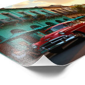 Sunset Stroll in Old Havana フォトプリント (角)