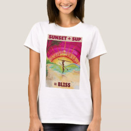 Sunset + SUP = BLISS Tシャツ