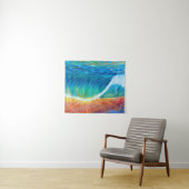 Sunset Surf Wave Medium (50" x 60") Tapestry タペストリー (インサイチュ(横))