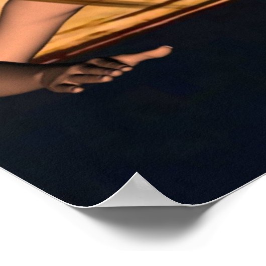 Sunset Swimsuit Pose ポスター (角)