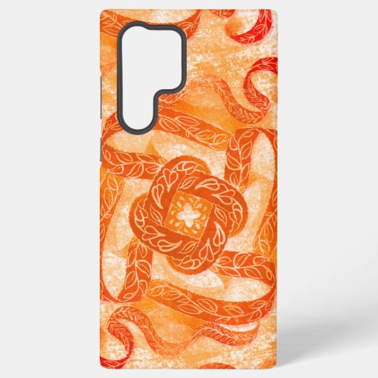 Sunset Swirl Pattern Phone Case Samsung Galaxyケース (裏面)