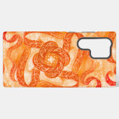 Sunset Swirl Pattern Phone Case Samsung Galaxyケース (裏面横)