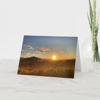 sunset sympathy card カード
