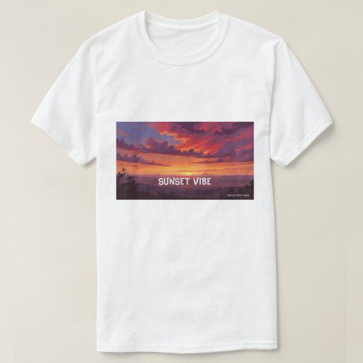 SUNSET T-SHIRT Tシャツ (デザイン正面)