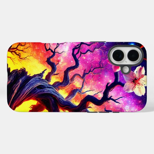Sunset Tree Phone Case Case-Mate iPhoneケース (裏面 (横))