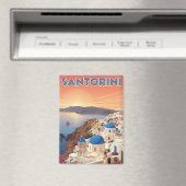 Sunset View Santorini Greece Cyclades Travel マグネット (インサイチュ (食洗機))