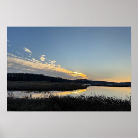 Sunset Waterscape Poster ポスター (正面)