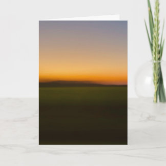 Sunset while passing through southern Illinois カード