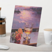 Sunset & Whiskey 台座サイン (インサイチュ)