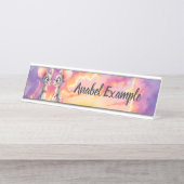 Sunset Whispers – A Tiny Love Story. デスクネームプレート (正面)