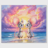 Sunset Whispers – A Tiny Love Story.  ラッピングペーパー (フラット)