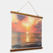 Sunset Wood Tapestry  吊り下げ型タペストリー (傾斜あり)