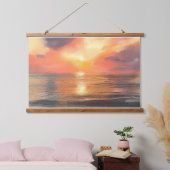 Sunset Wood Tapestry  吊り下げ型タペストリー (寝室)