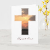 SunsetCrossMP、夕焼けの向こう カード (黄色い花)