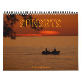 SUNSETS-2011-2012/15か月のカレンダー カレンダー (カバー)