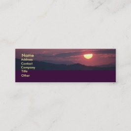 Sunshineプロファイルカード スキニー名刺