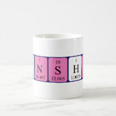 Sunshine周期テーブル名mug コーヒーマグカップ (中央)