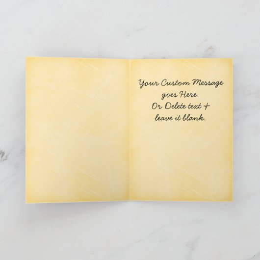 Sunshine - (カスタマイズ可能なグリーティングカード) カード (内部)