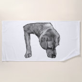 Sunshine And Dots ビーチタオル (正面)