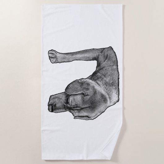 Sunshine And Dots ビーチタオル (正面)