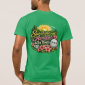 Sunshine Azaleas and Tee Times Thrive TShirt Tシャツ (裏面)