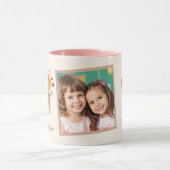 Sunshine Best Mom Ever Rainbow Retro Mug マグカップ (中央)