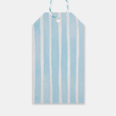 Sunshine Blue Gingham Birthday Party ギフトタグ (裏面)