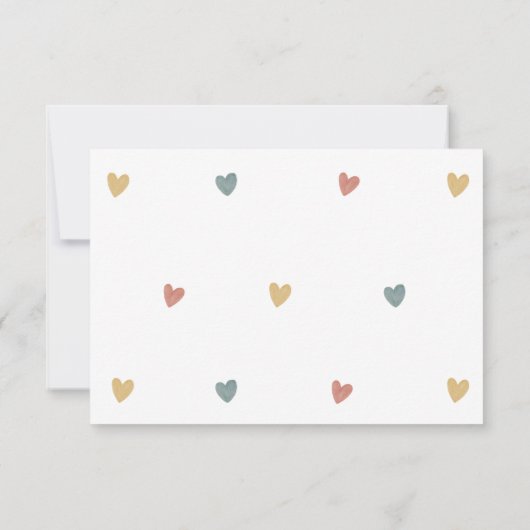 Sunshine Boho Sun Baby Shower Advice for Mom Card (裏面)