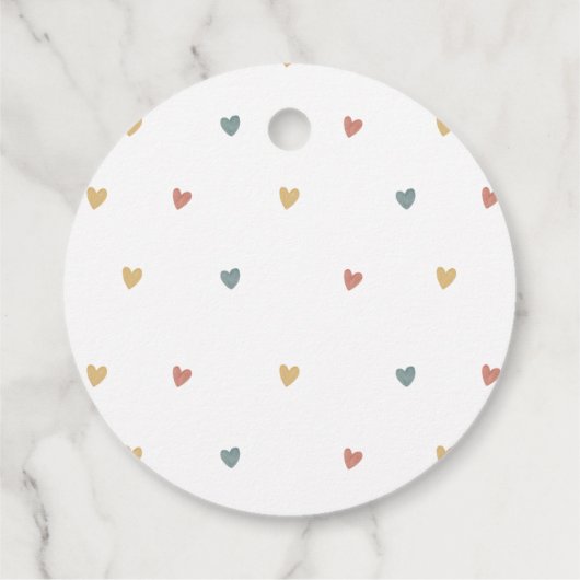 Sunshine Boho Sun Pop it When She Pops Baby Shower フェイバータグ (裏面)