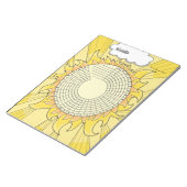 Sunshine Crix Trackerカスタムメモ帳 ノートパッド (アングル)