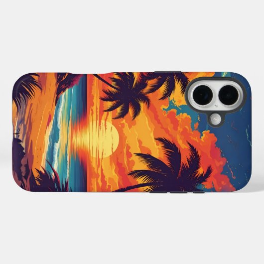 SUNSHINE DESIGN POSTER Case-Mate iPhoneケース (裏面 (横))