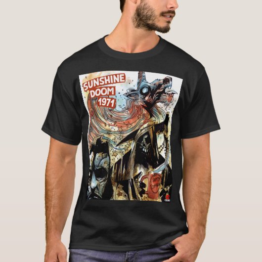 Sunshine DoomカバールックTシャツ Tシャツ (正面)