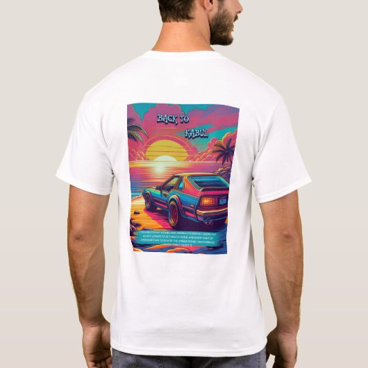 "Sunshine Drive Graphic T-Shirt" Tシャツ (裏面)