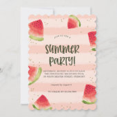 Sunshine & Good Vibes Summer Party Invitation 招待状 (正面)