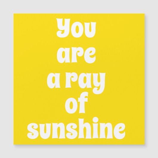 Sunshine happy yellow magnetsのレイ (正面)