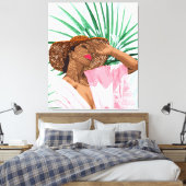 Sunshine in My Soul キャンバスプリント (インサイチュ (寝室))