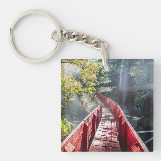 Sunshine in the Termas Geometricas, Coaripe, Chil キーホルダー (正面)