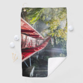 Sunshine in the Termas Geometricas, Coaripe, Chil ゴルフタオル (インサイチュ)