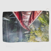 Sunshine in the Termas Geometricas, Coaripe, Chil ゴルフタオル (横)