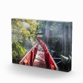 Sunshine in the Termas Geometricas, Coaripe, Chil フォトブロック