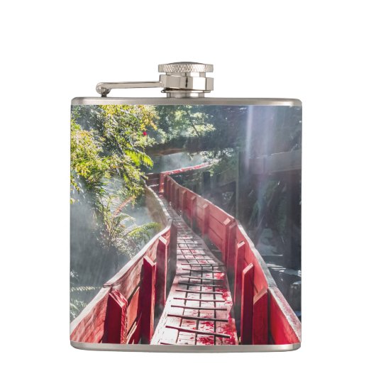 Sunshine in the Termas Geometricas, Coaripe, Chil フラスク (正面)