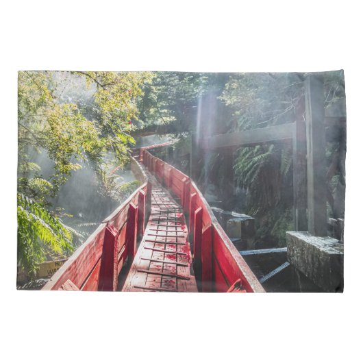 Sunshine in the Termas Geometricas, Coaripe, Chil 枕カバー (裏面)