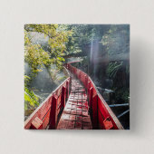 Sunshine in the Termas Geometricas, Coaripe, Chil 缶バッジ (正面)