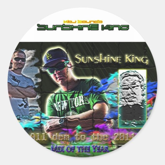 Sunshine King 2011 Mix ラウンドシール (正面)