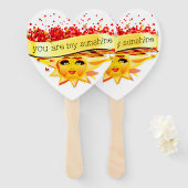 SUNSHINE KISSES ハンドファン (正面&裏面)